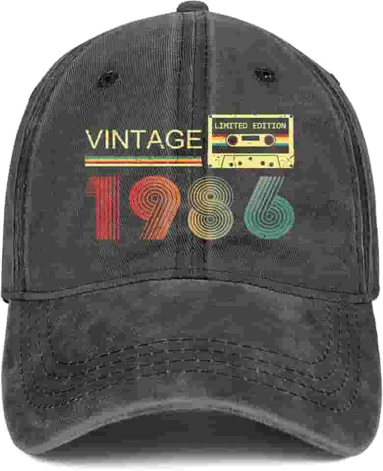 40º aniversário presentes mulheres homens 1984 chapéus vintage 1984 boné de beisebol 40º aniversário presentes para 40 anos mulheres homens
