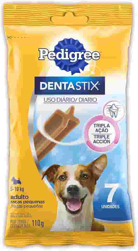 Petisco Pedigree Dentastix Cuidado Oral Para Cães Adultos Raças Pequenas, 7 Unidades