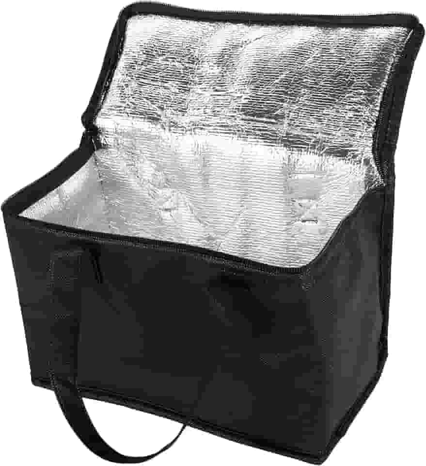 Bolsa Térmica 5L Preta com Isolamento Interno para Viagem, Praia, Camping e Passeios JustGoFit