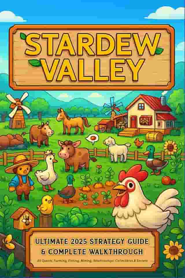 Stardew Valley Ultimate 2025 Strategy Guide & Complete Walkthrough: All Quests, Farming, Fishing, Mining, Relationships, Collectibles & Secrets