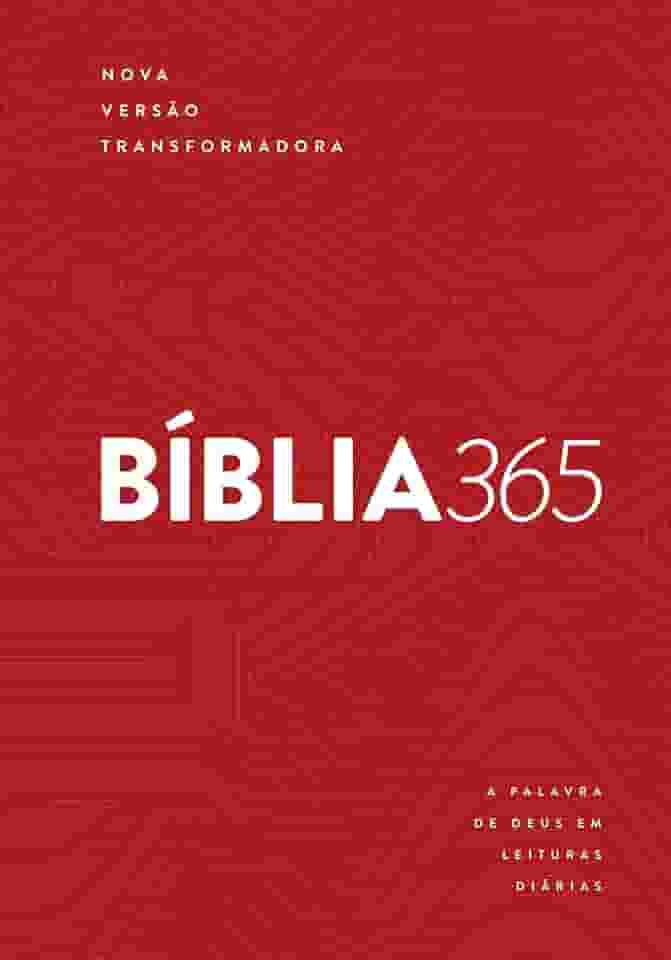 Bíblia 365 NVT Vermelha: Nova Versão Transformadora