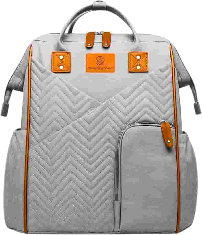 Mochila Maternidade Impermeável Ergonômica Multifuncional para Gestantes Mamãe e Bebê Menino Menina Versão Luxo Marca: Maternity Dream