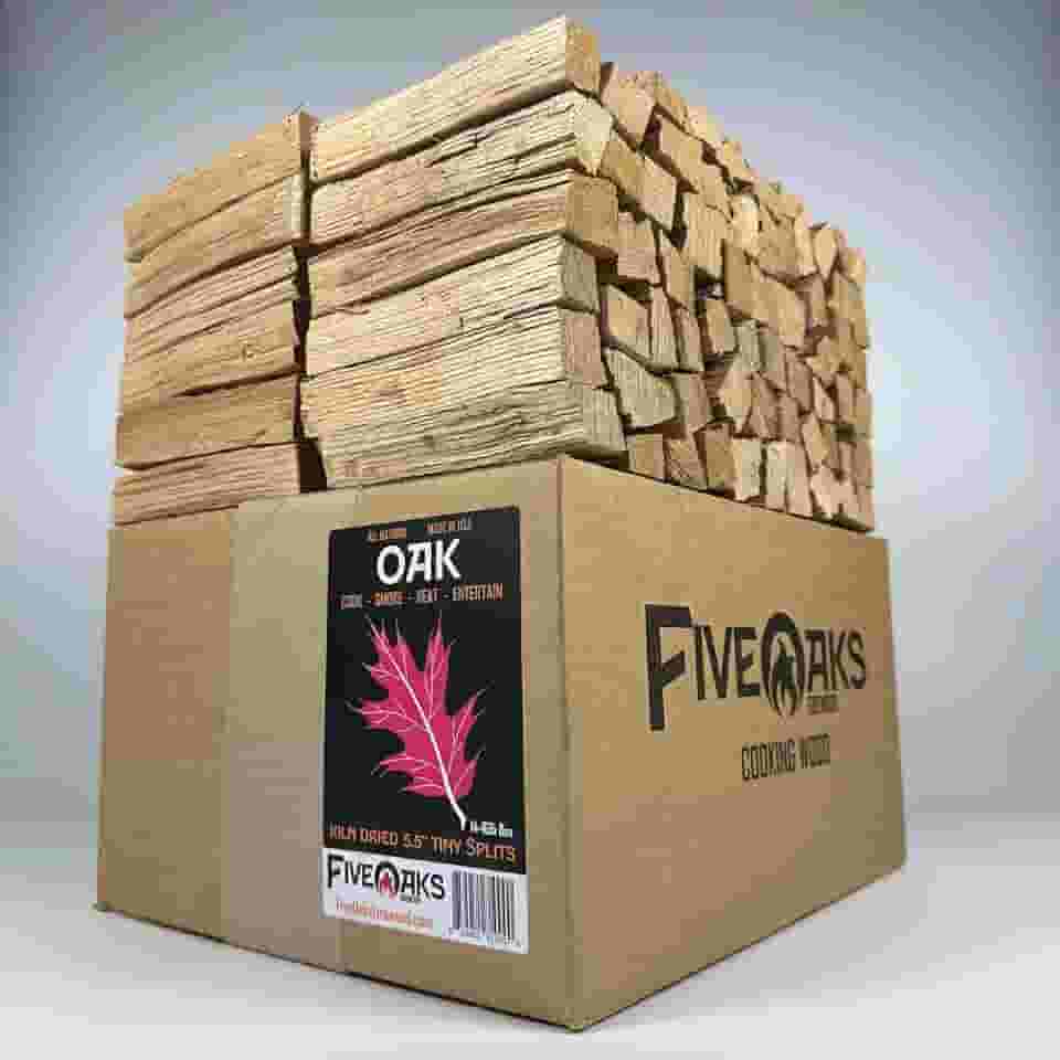 forno de pizza a lenha para forno de pizza a lenha, mini lenha de carvalho. Madeira de carvalho de 5 polegadas (1.000 polegadas cúbicas) ~ 5 "lenha seca em estufa para forn