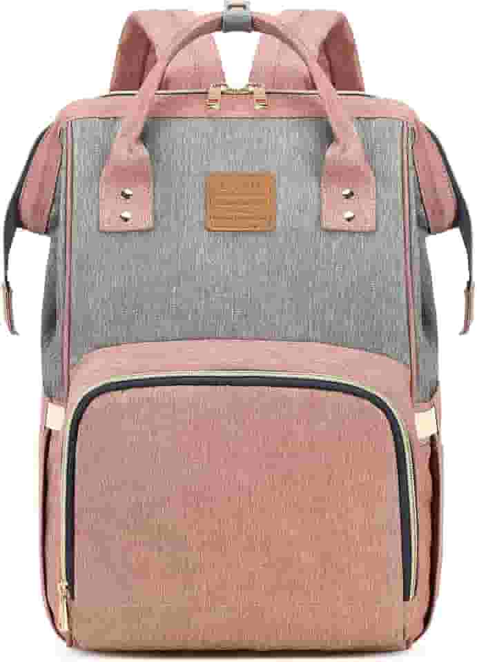 mochila LAND GRANDE AMOR maternidade bolsa maternidade para bebê Mamãe Fralda Sacos Mãe Grande Capacidade Viagem Fralda Mochilas anti-perda zíper Saco de Enfermagem para o bebê nascido