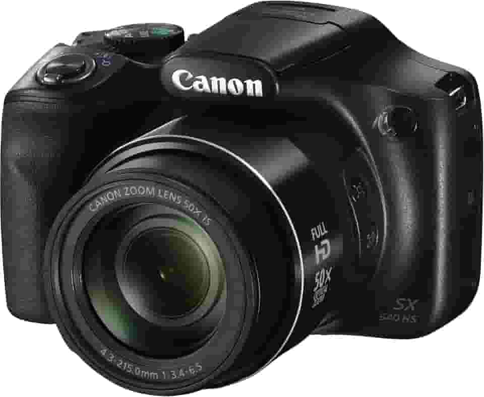 Canon Câmera Digital Powershot Sx540 Com Zoom Óptico 50X - Wi-Fi & Nfc Ativado, 067C00 Preto 1