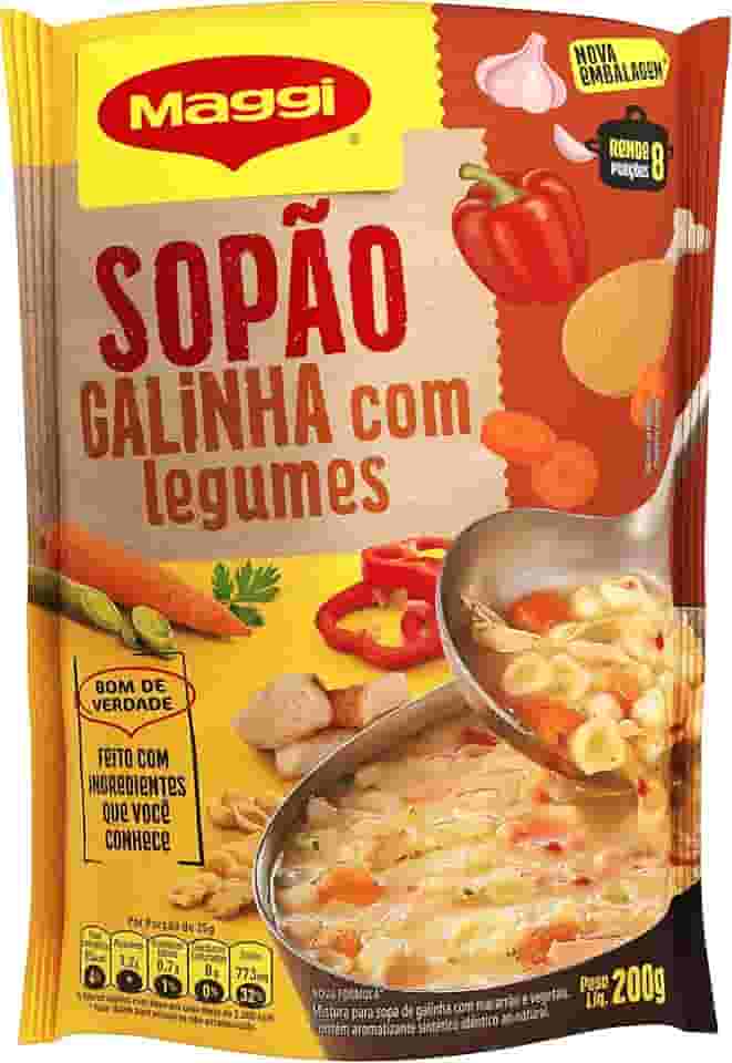 Maggi Sopão Galinha Com Legumes Sachê 200 G