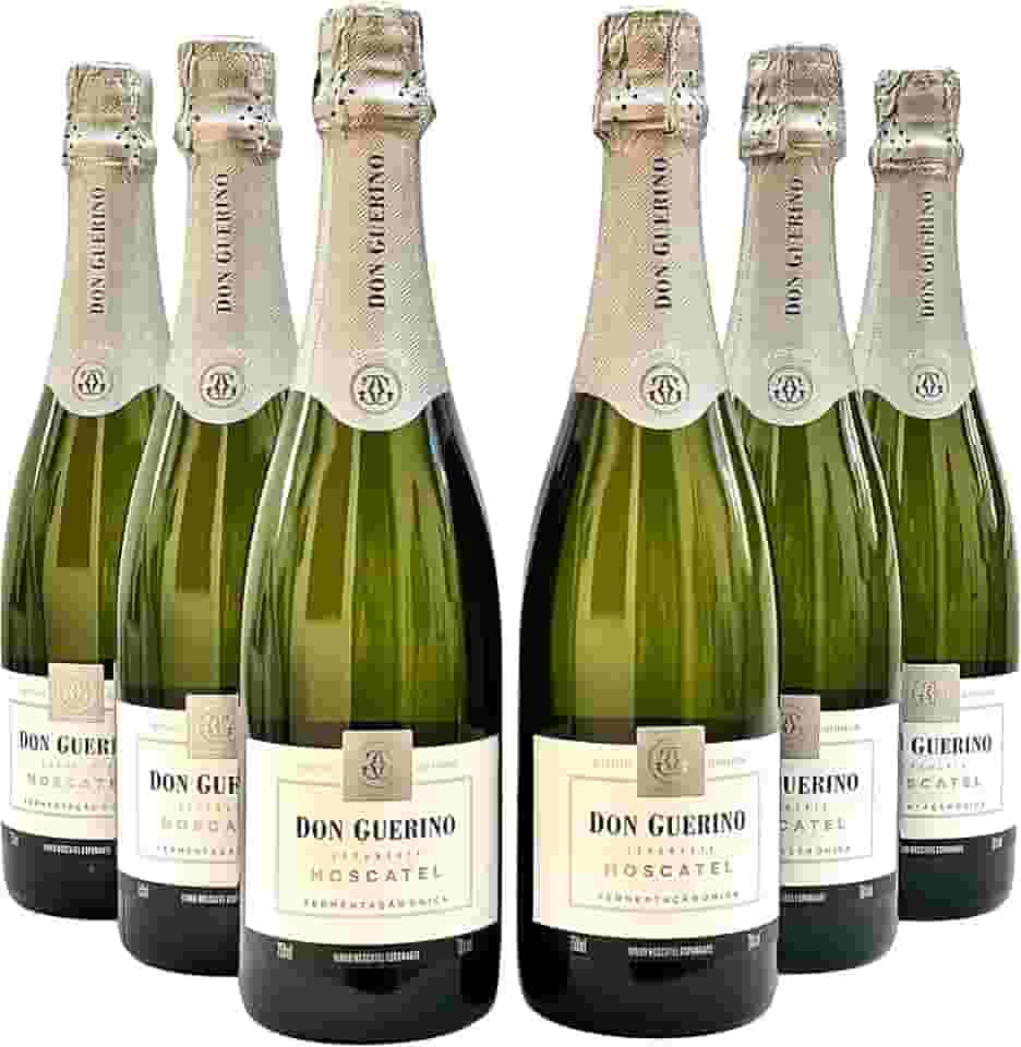 Espumante Don Guerino Brut Branco Moscatel | Kit Com 6 Garrafas | Oferta