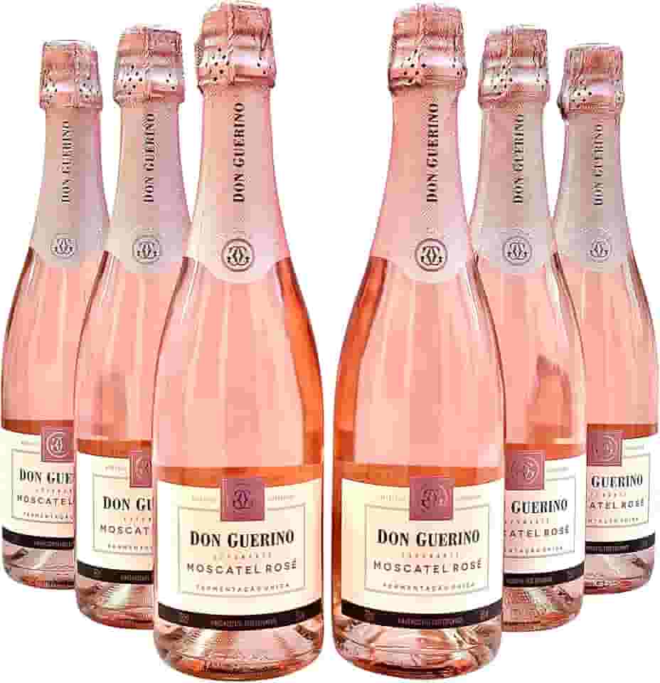 Espumante Don Guerino Brut Rosé Moscatel | Kit Com 6 Garrafas | Oferta