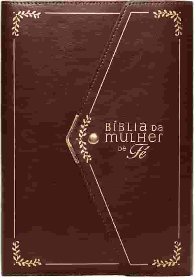 Bíblia da Mulher de Fé, NVI, Letra Grande, Couro-soft vinho com fechamento carteira: Nova Versão Internacional