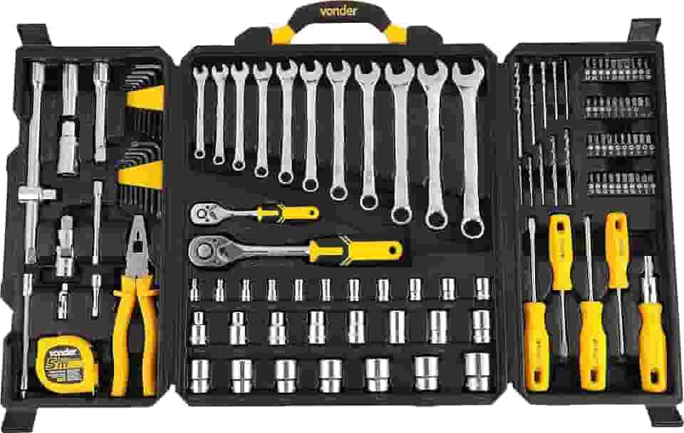 Vonder, Jogo De Ferramentas Com 128 Peças, Embalagem Fechada.