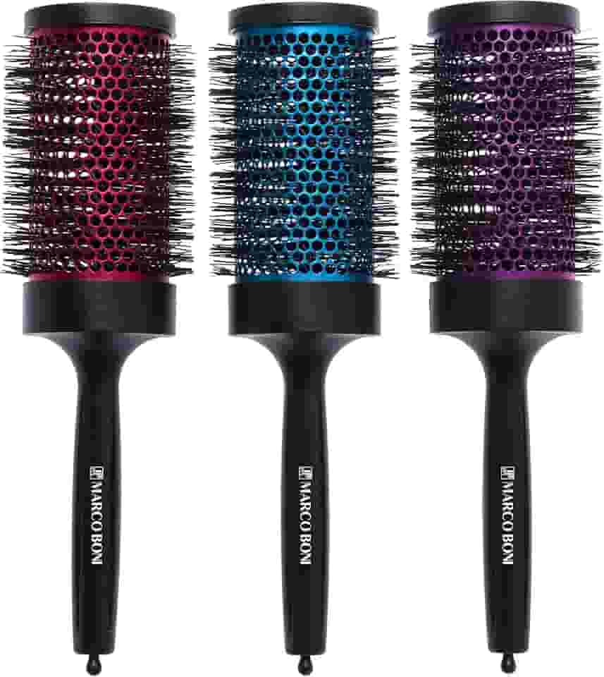 Marco Boni Escova Profissional Thermal Metallic Vazada 74Mm 7812T Cores Sortidas