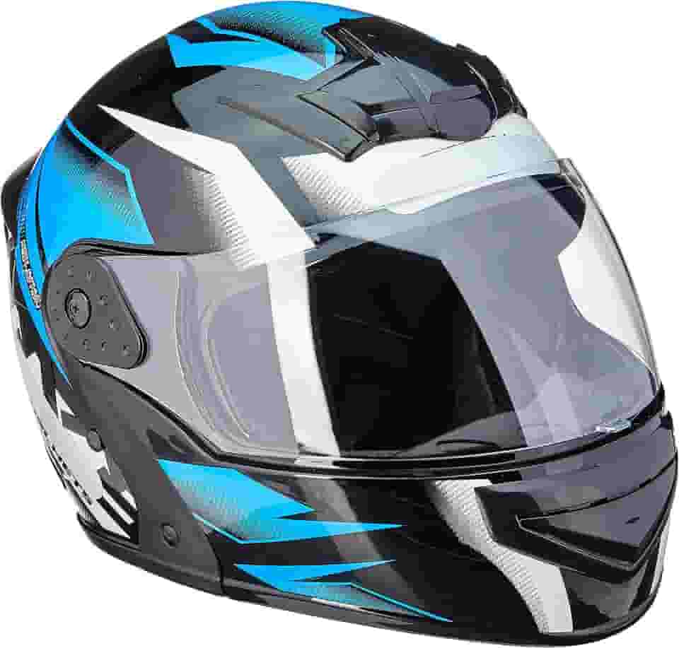 Capacete Robocop Escamoteável MIXS Gladiator Storm 62 Azul