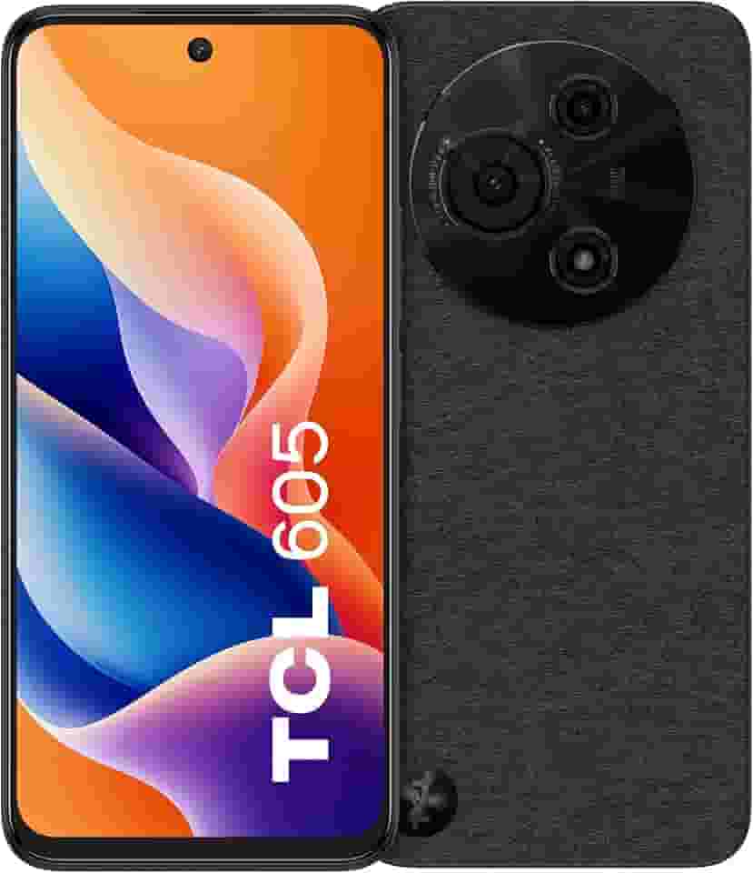 Smartphone TCL 605 Tela 6.7 Hd+ 90hz 256GB + 14GB* RAM (*4GB +10GB RAM expandida) 50MP + 5MP Processador Octa Core NFC Bateria de 5200Mah