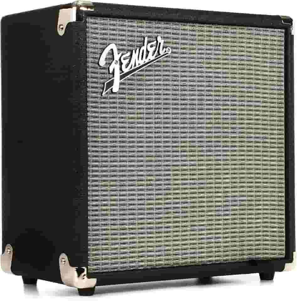 Fender Rumble Amplificador de baixo 15 V3 para baixo, 15 Watts, com garantia de 2 anos, alto-falante de 15 polegadas, com circuito overdrive e interruptor de contorno médio