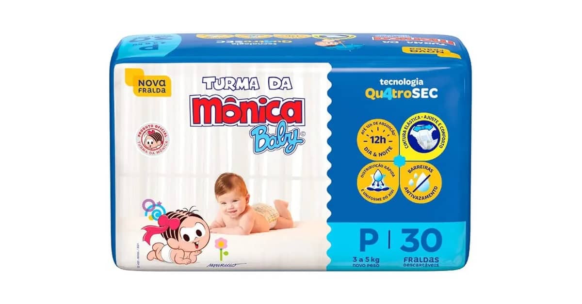 Fralda P - Melhor Preço e Qualidade: 10 Melhores