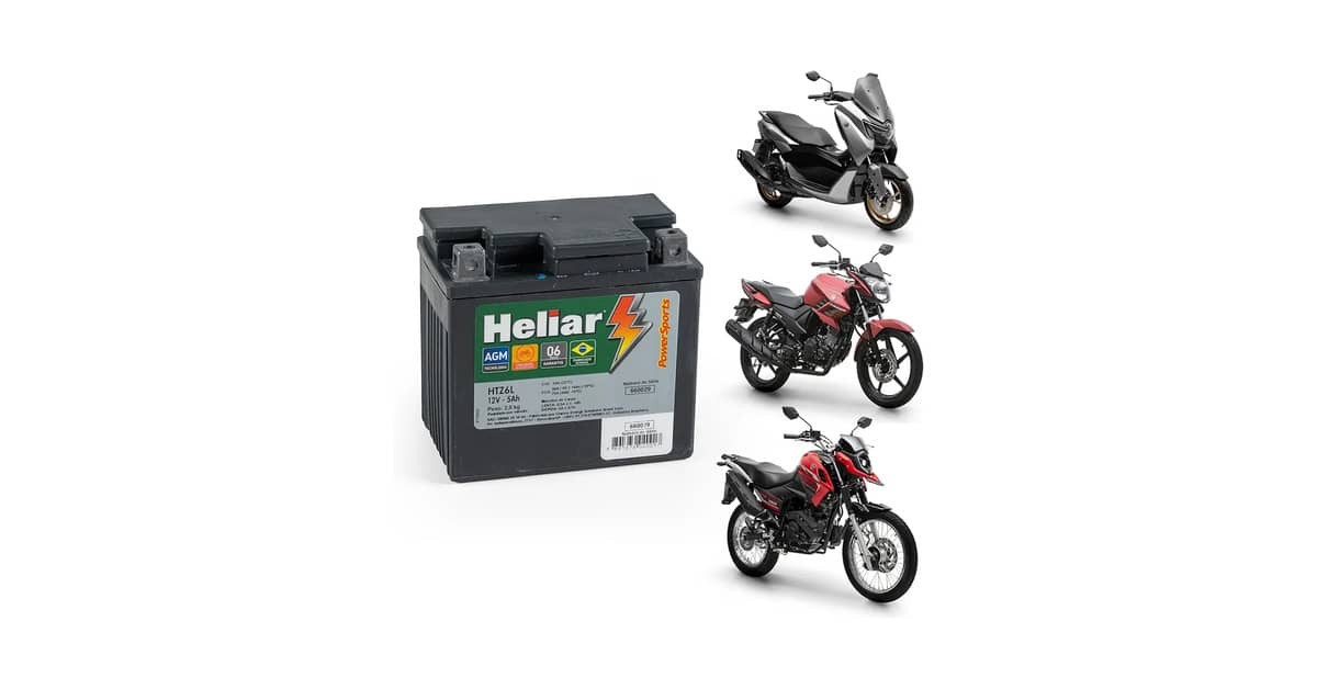 Melhor Bateria Para Moto 160: 5Ah ou 6Ah? Entenda