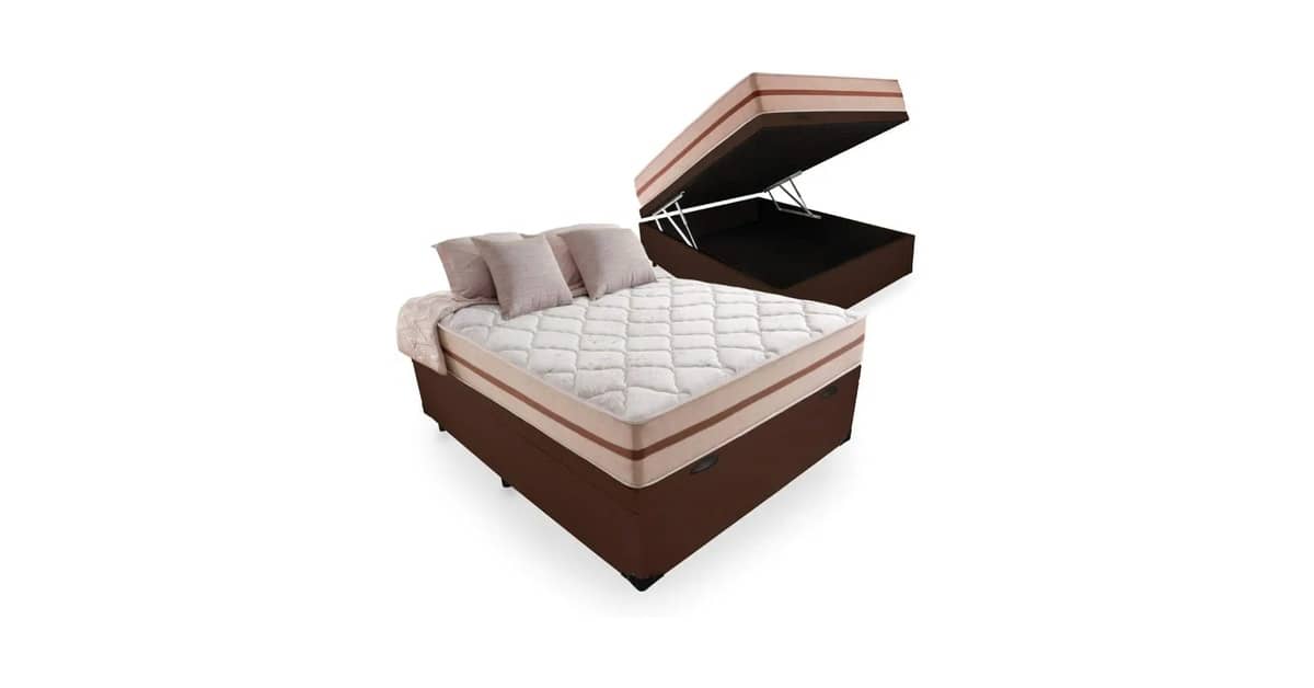 Melhor Cama Box Baú Casal: Espaço e Conforto