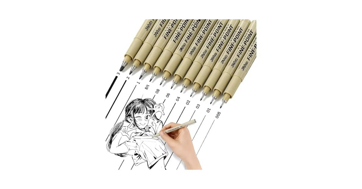 Melhor Caneta Preta para desenho: Guia Completo