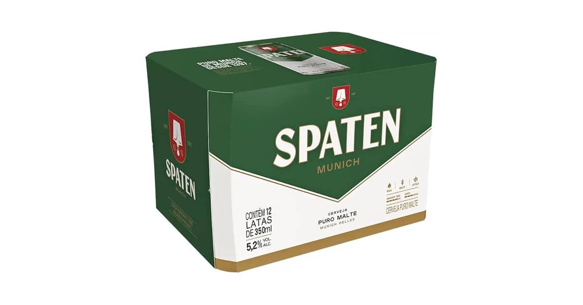 Melhor Cerveja do Brasil Spaten: Puro Malte em Lata
