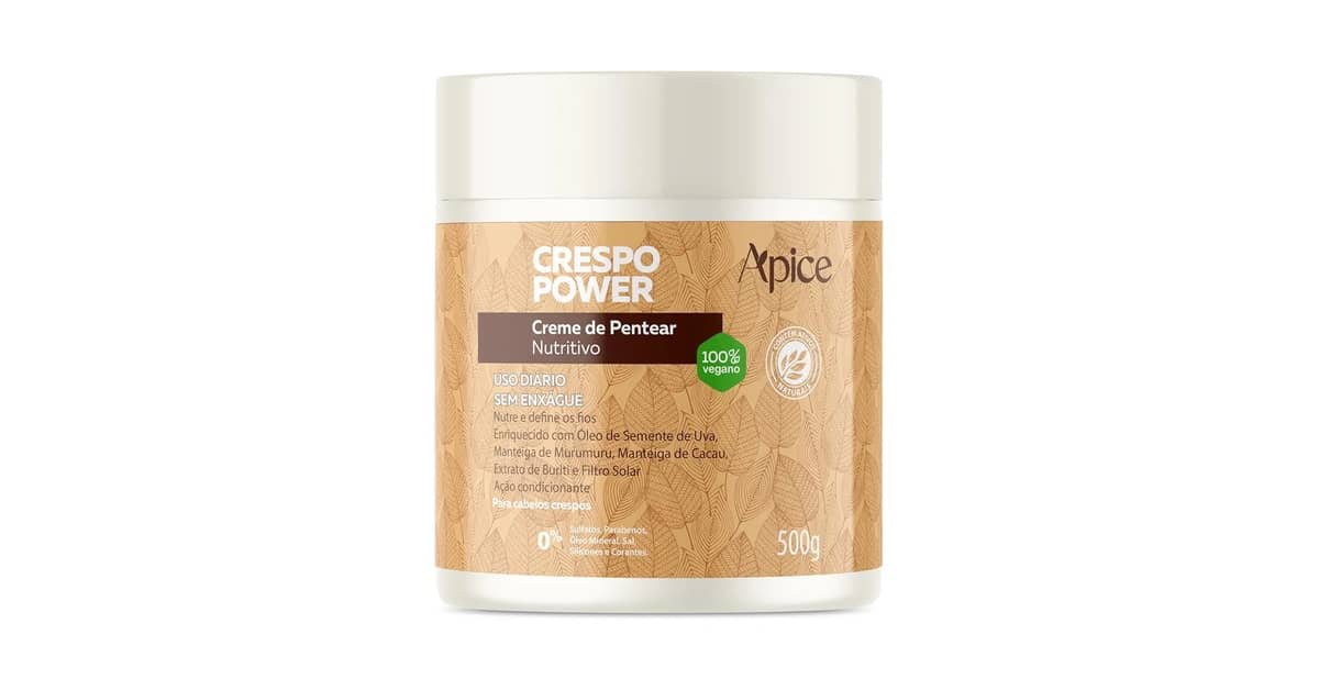 Melhor Creme para Cabelo Crespo e Seco: Nutrição e Definição!