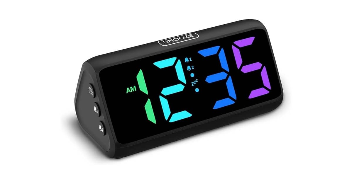 Melhor Despertador para Sono Pesado: 5 Modelos Super Alto