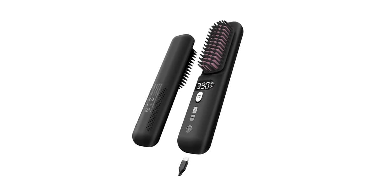 Melhor Escova Alisadora Sem Fio Para Viagens?