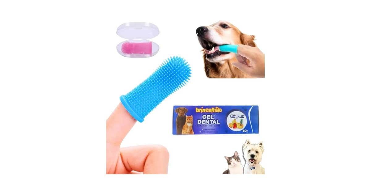 Melhor Escova de Dente Para Cachorro: Dedeira ou Cabo?