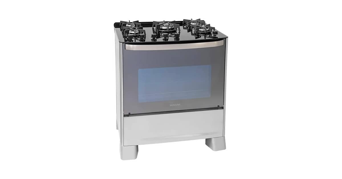 Melhor Fogão 5 Bocas com Grill: Vidro vs. Inox?