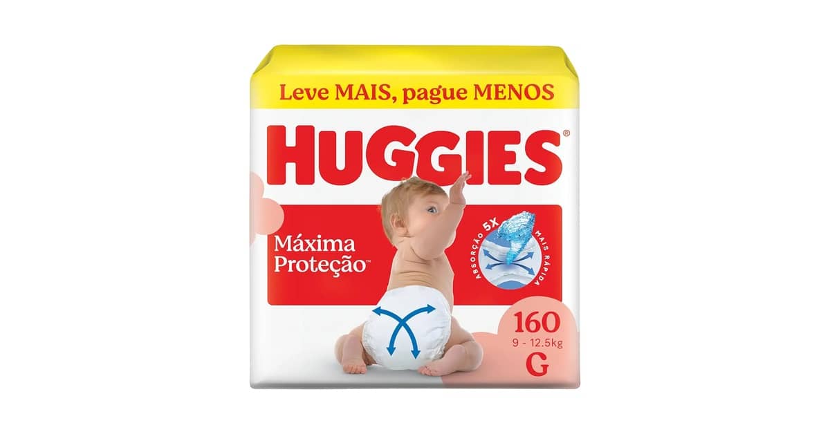 Melhor Huggies: Fraldas e Lenços para o Bebê
