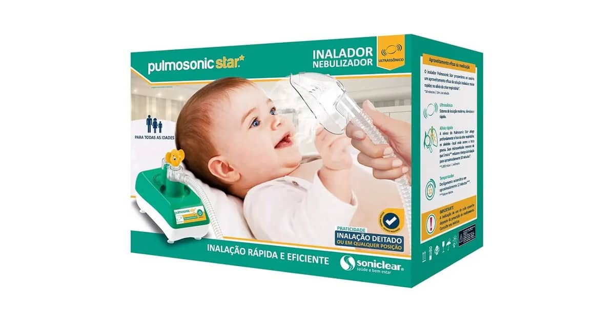 Melhor Inalador Infantil Ultrassônico Pulmosonic Star Soniclear: Alívio Rápido!