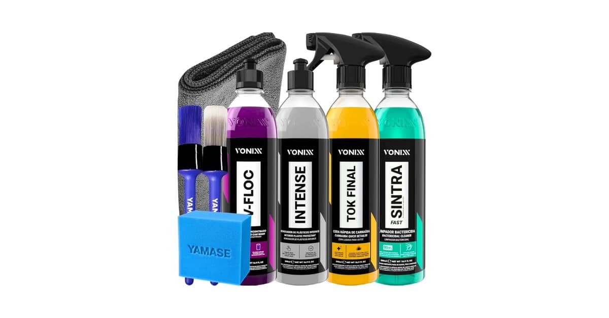 Melhor Kit de Limpeza Automotiva: 10 Opções de Elite