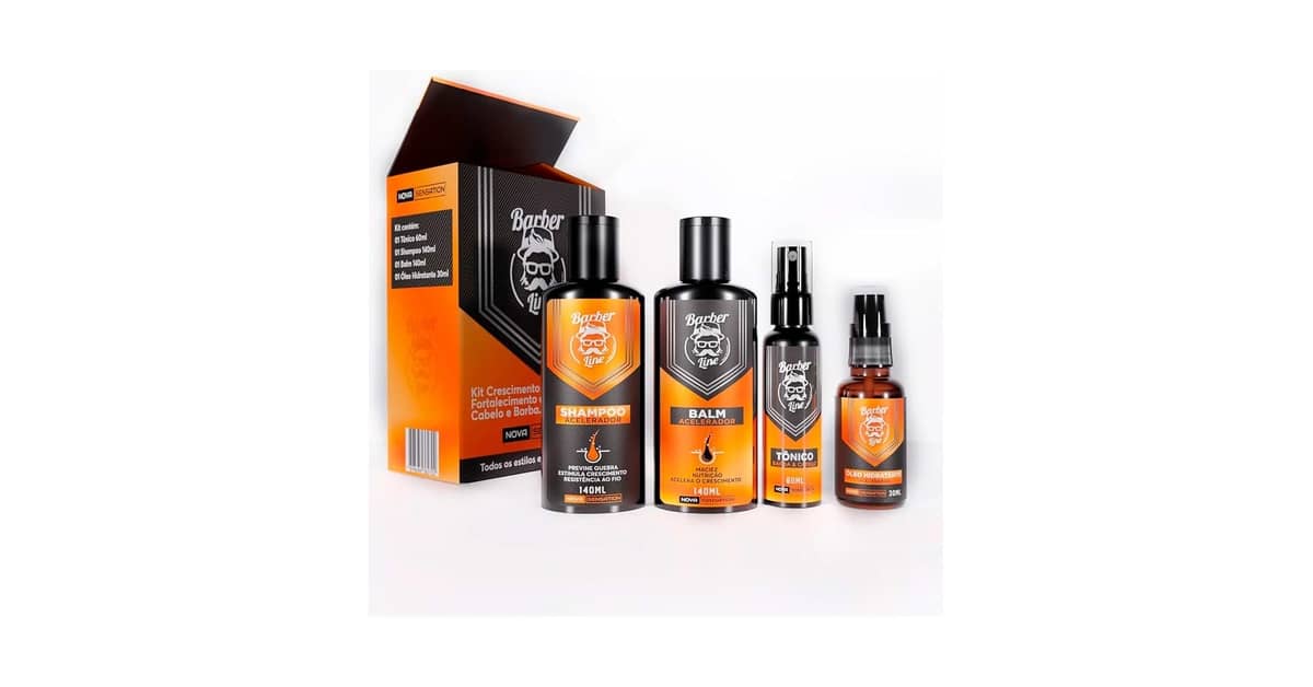 Melhor Kit para Crescer Barba: Descubra os Indispensáveis
