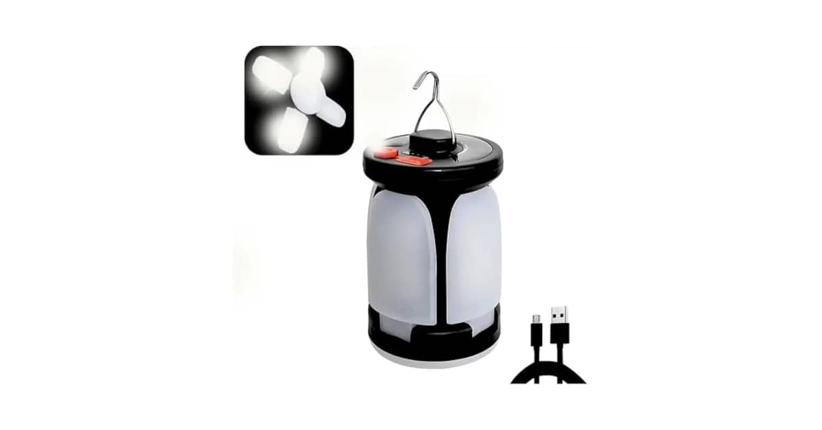 Melhor Lampião de LED Recarregável Solar ou USB?