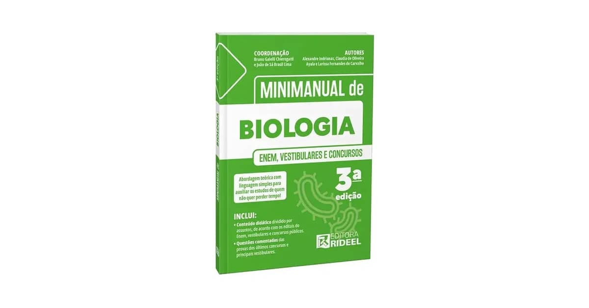 Melhor Livro de Biologia Para Enem: Teoria ou Foco em Questões?