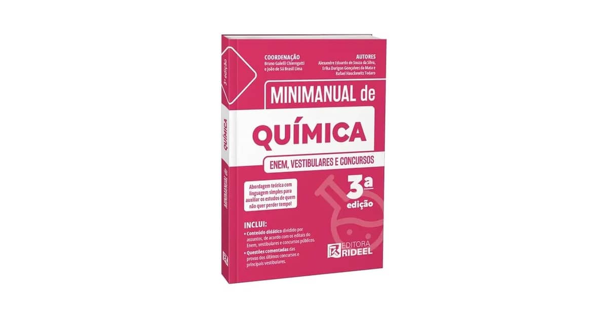 Melhor Livro de Quimica para Estudar para Vestibular: Guia Essencial