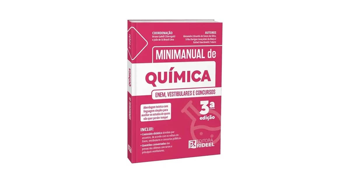 Melhor Livro de Quimica Para o Enem: Guia do Aprovado