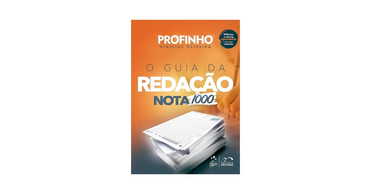Melhor Livro de Redacao Para a Nota 1000 no Enem