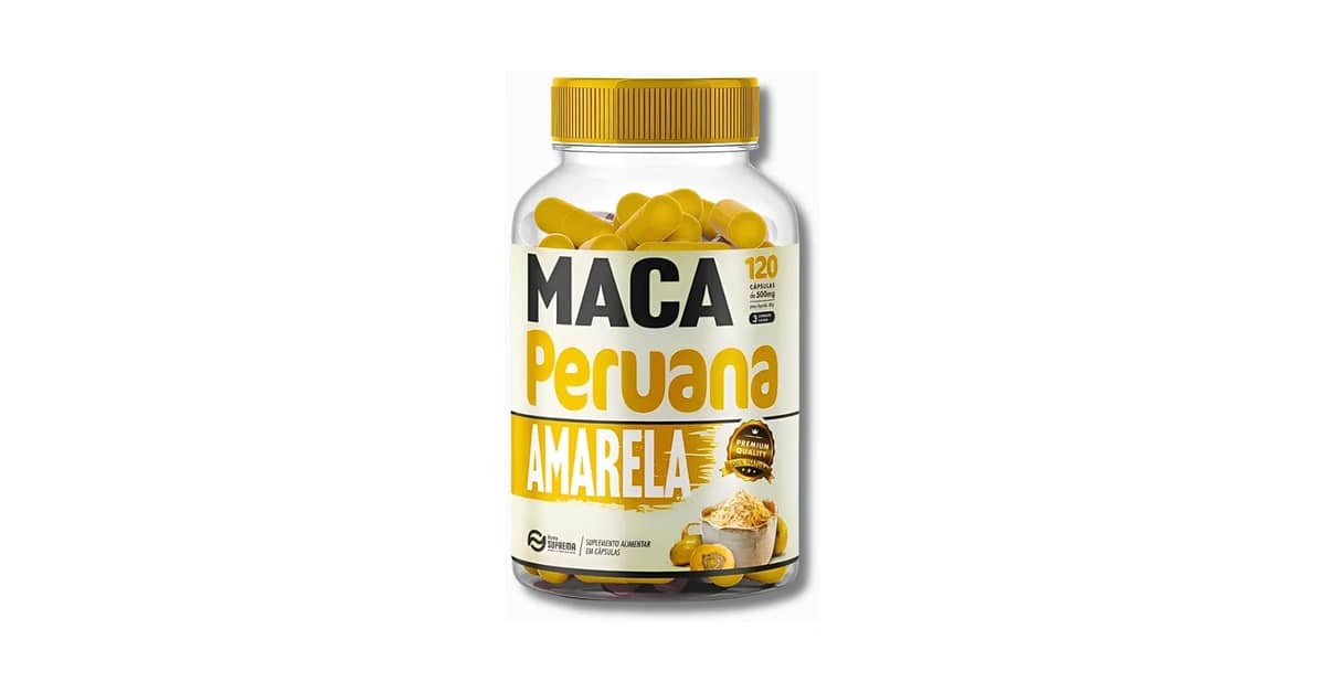Melhor Maca Peruana Amarela: Cápsula ou Pó?