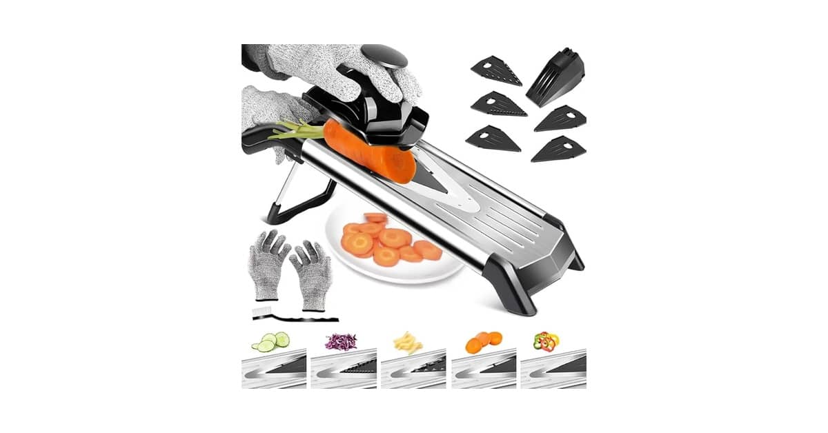 Melhor Mandolin do Mundo: Corte Perfeito e Segurança na Cozinha!