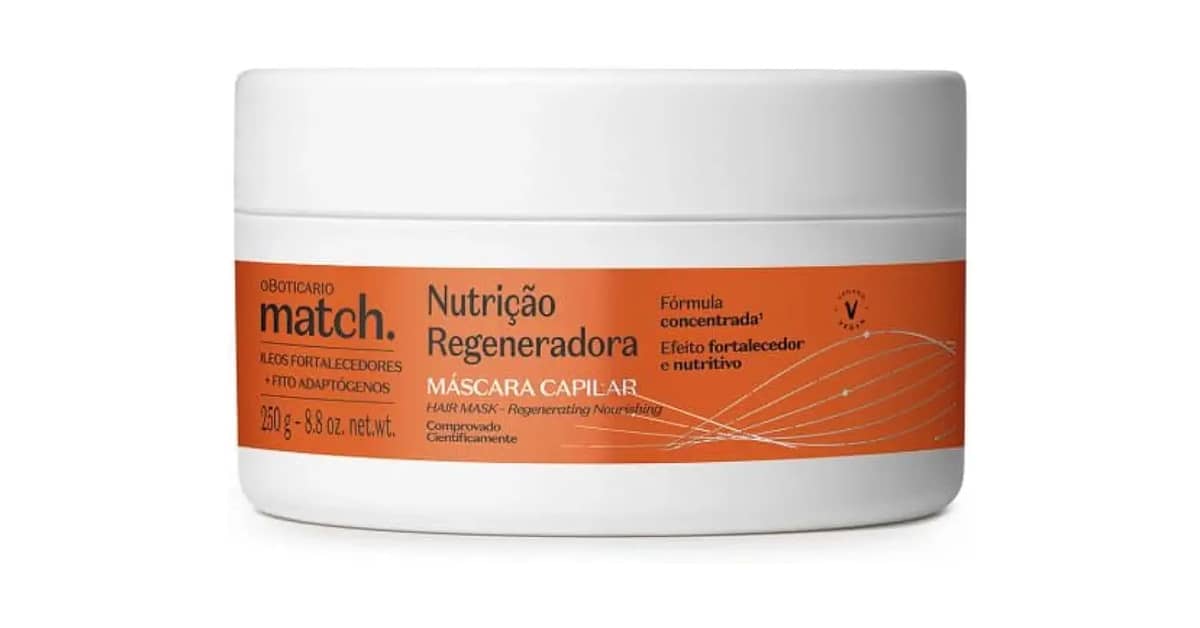 Melhor Máscara da Boticario: Cabelos Saudáveis