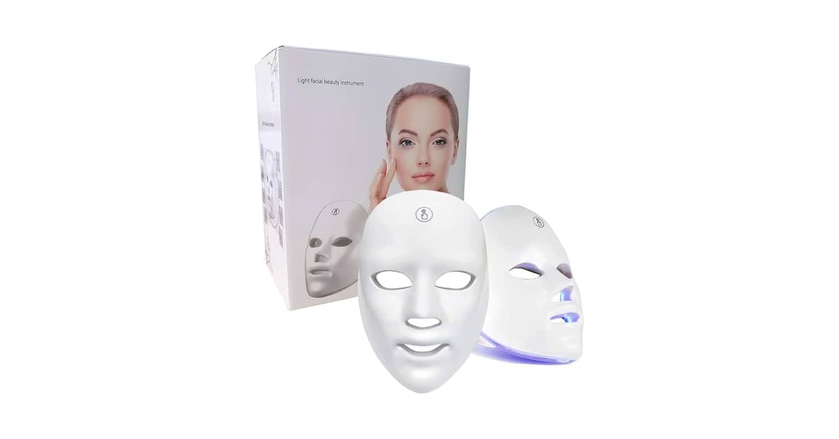 Melhor Máscara Facial Led: 7 Cores Para Rejuvenescimento