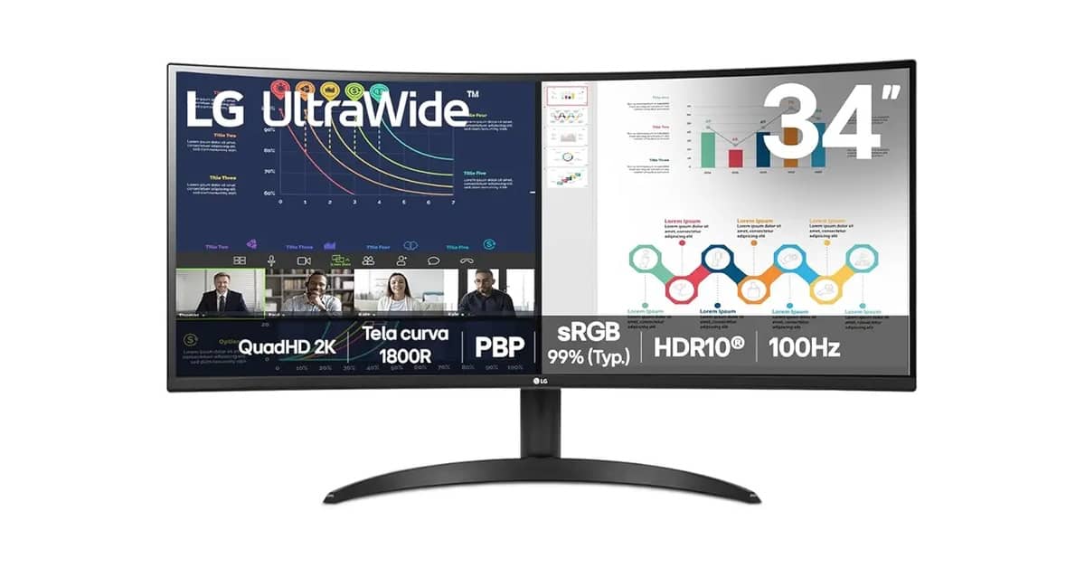 Melhor Monitor Curvo 34 Polegadas: Imersão Total