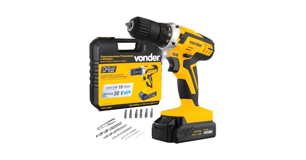 Melhor Parafusadeira e Furadeira 20v: Qual Escolher?