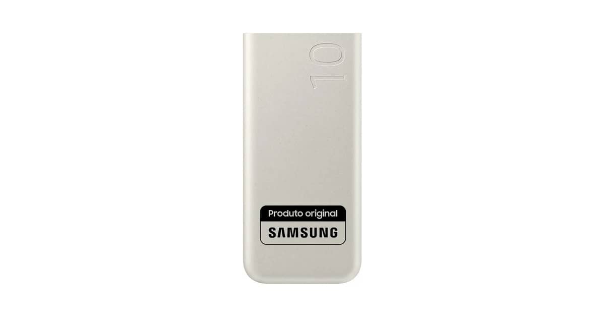 Melhor Power Bank Samsung: 7 Opções com Carga Rápida