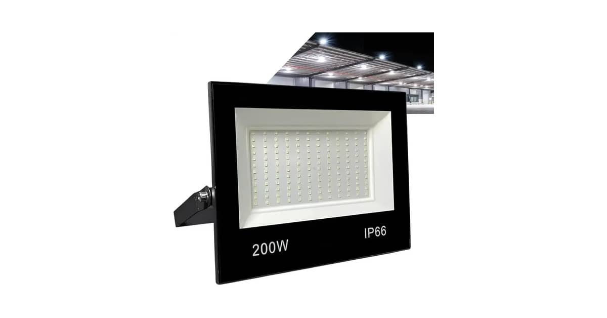 Melhor Refletor Led 200W: Iluminação Potente e Econômica
