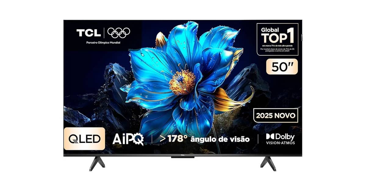Melhor Smart TV 50 Polegadas Custo Benefício: 4K.