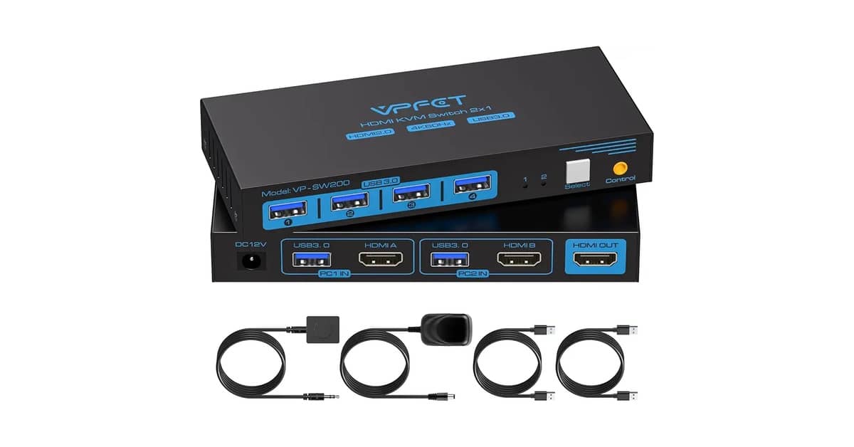 Melhor Switch KVM para Usar Dois PCs com um Monitor: 10 Opções 4K