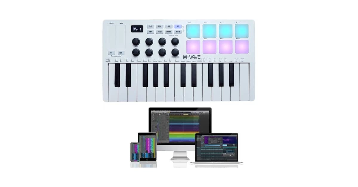 Melhor Teclado Controlador Midi: De 25 a 61 Teclas