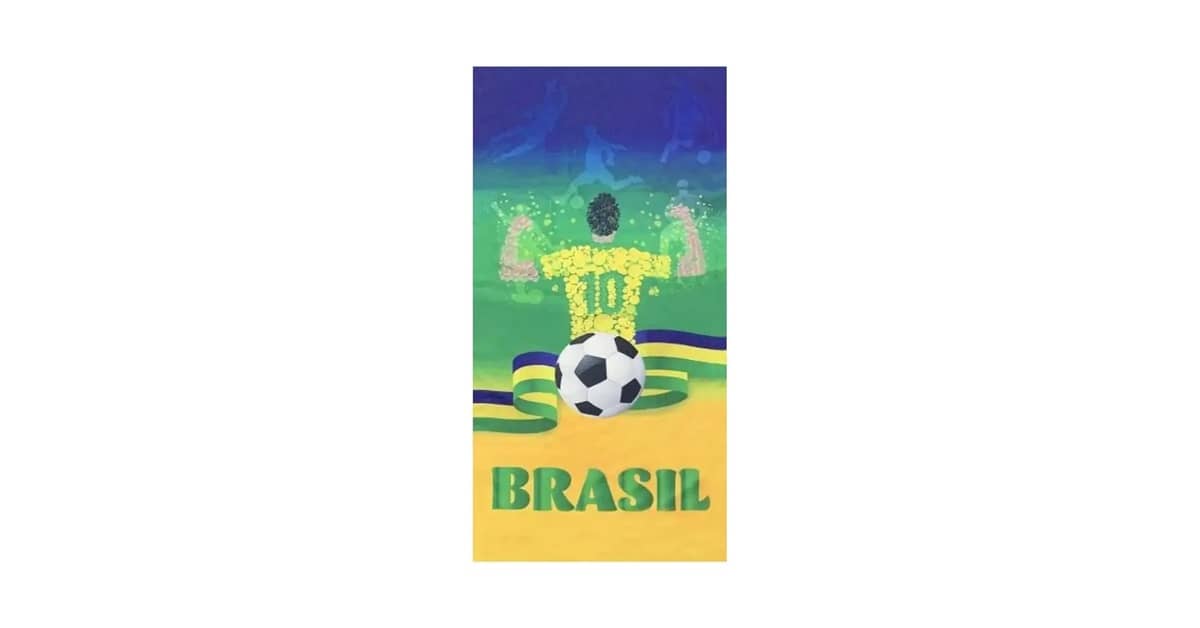 Melhor Toalha de Banho do Brasil Para Torcedores