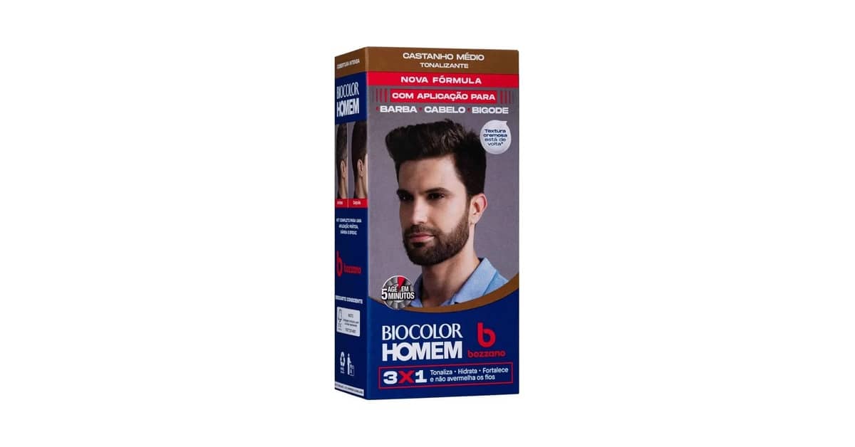Melhor Tonalizante Homem: Cores Naturais e Sem Amônia